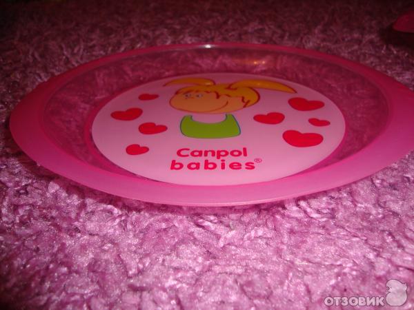 Набор посуды Canpol Babies розовый фото