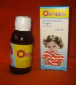 Противовирусный сироп для детей "Орвирем" фото