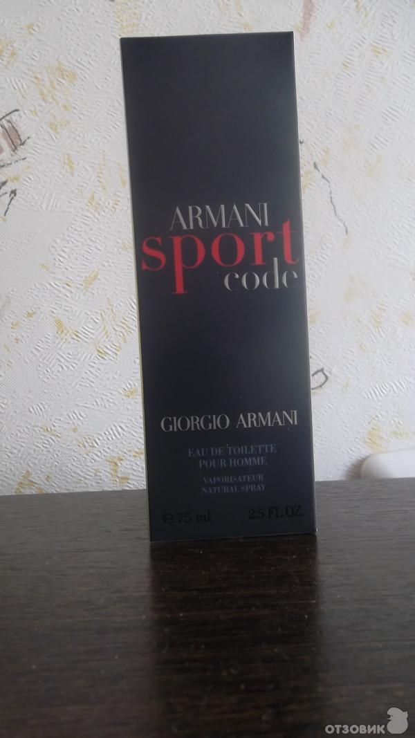 Мужская туалетная вода Armani Code Sport фото