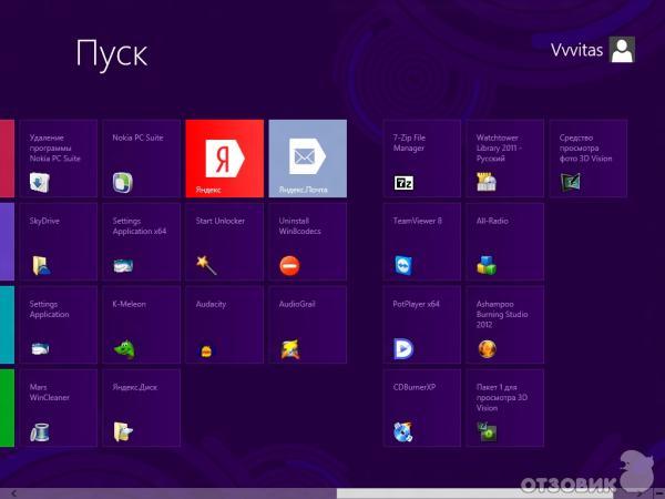 Операционная система Microsoft Windows 8 фото