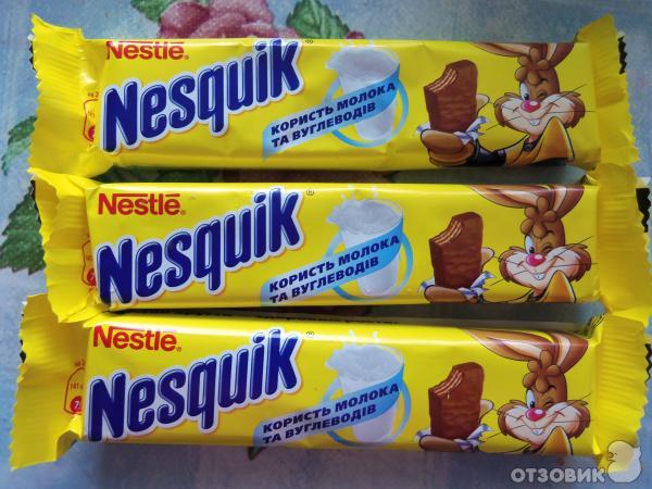 Вафли Nesquik Nestle 26г фото