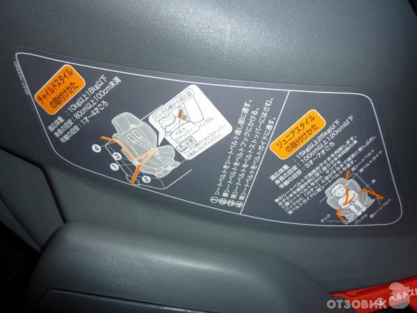 Детское автокресло Ailebebe Carmate Zutto 3 Style фото