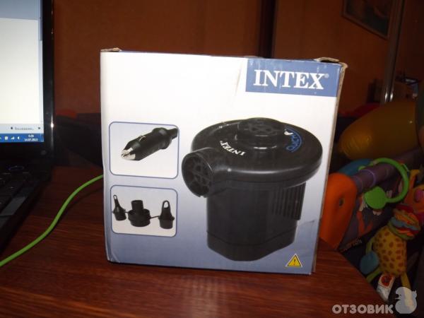 Электрический автомобильный насос 12 V Quick-Fill intex 66626 фото