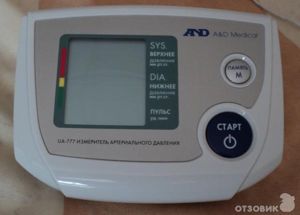 Тонометр автоматический A&D Medical UA-777 фото