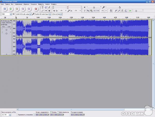Аудиоредактор Audacity 2.0 фото