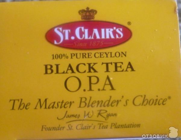 Чай черный байховый St.Clair's фото