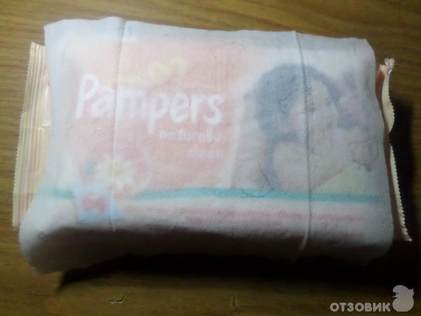 Влажные салфетки для детей Pampers naturally clean