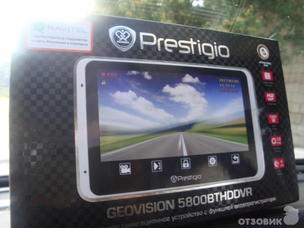 GPS-навигатор Prestigio Geovision 5800BTHDDVR фото