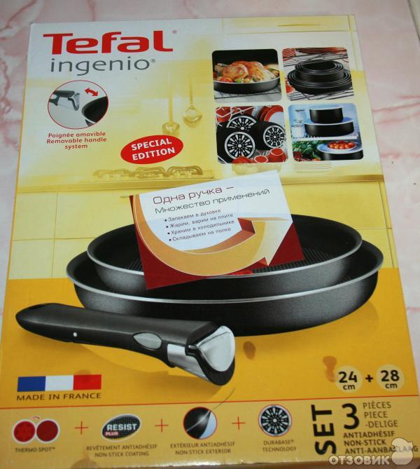 Сковорода Tefal Ingenio Black фото