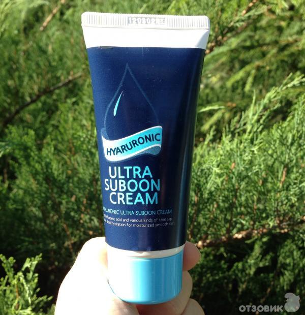 Крем для лица MIZON Hyaluronic Ultra Suboon Cream увляжняющий с гиалуроновой кислотой фото