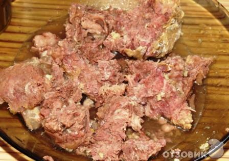 Консервы мясные стерилизованные Гродфуд Говядина тушёная 1 сорт фото