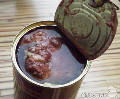 Консервы мясные стерилизованные Гродфуд Говядина тушёная 1 сорт фото