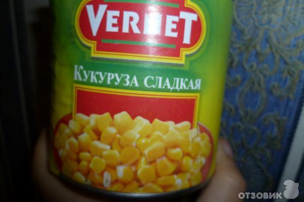 Консервированная кукуруза Vernet фото