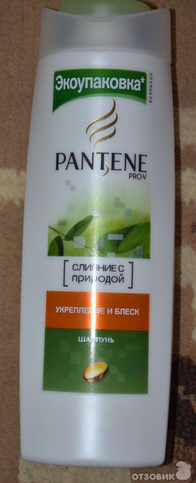 Шампунь Pantene PRO - V Слияние с Природой Укрепление и блеск фото