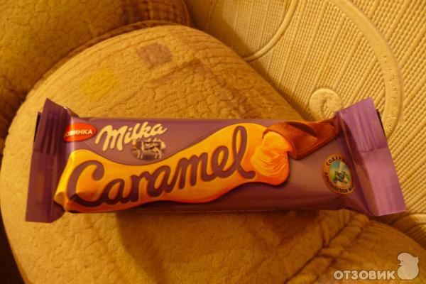 Шоколад Milka Caramel фото