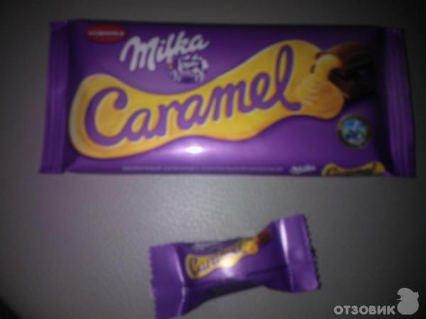 Шоколад Milka Caramel фото