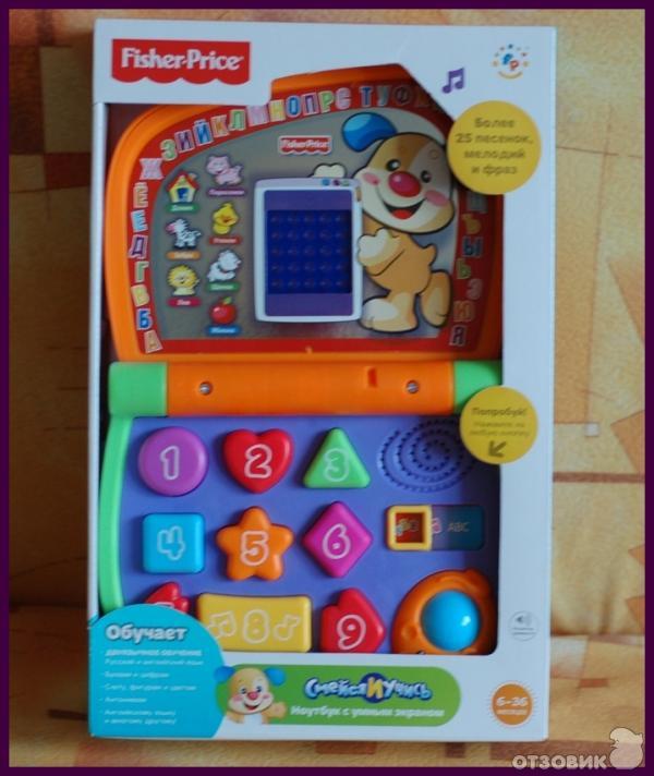 Развивающая игрушка Fisher Price Смейся и Учись Ноутбук фото