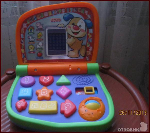 Развивающая игрушка Fisher Price Смейся и Учись Ноутбук фото