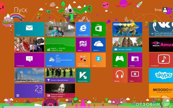 Операционная система Microsoft Windows 8 фото