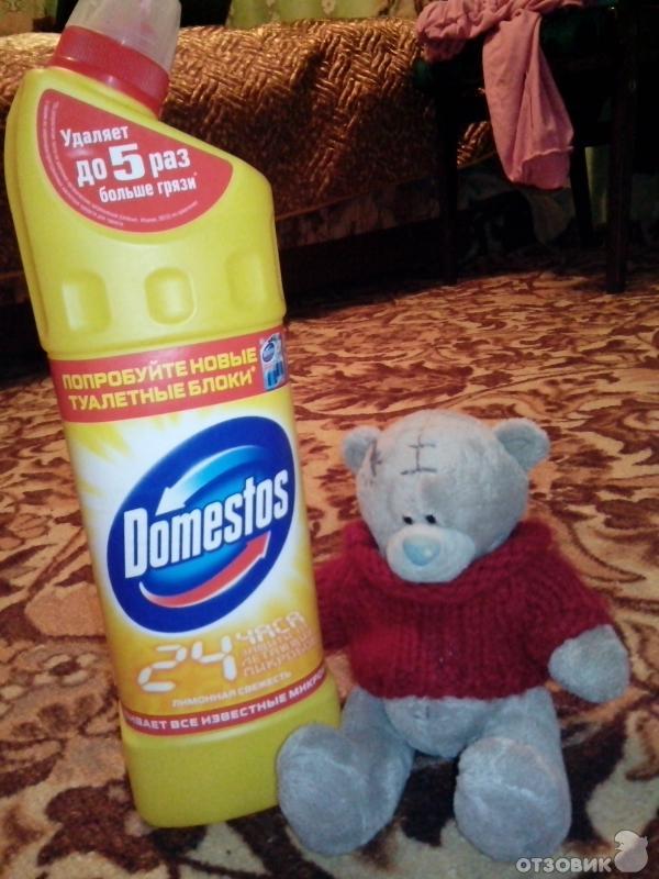 Чистящее средство Domestos 24 часа Лимонная свежесть фото