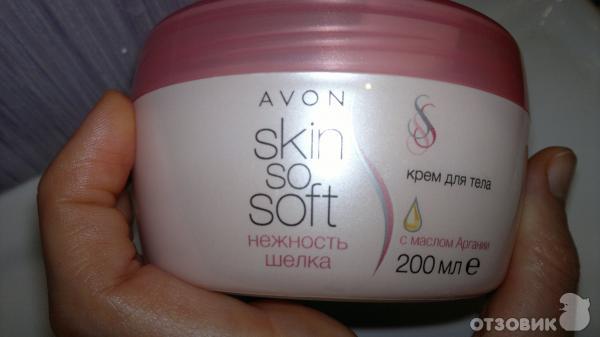 Крем для тела Avon Skin So Soft Нежность шелка фото