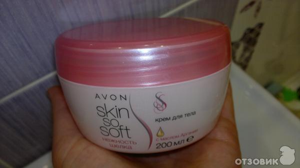 Крем для тела Avon Skin So Soft Нежность шелка фото