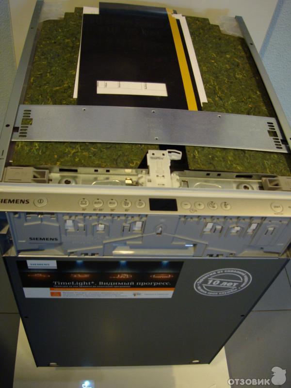 Отзыв о Встраиваемая посудомоечная машина Siemens SR 65M081 Очень тихая работа, 