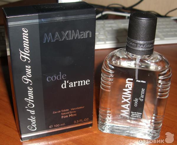 Туалетная вода MAXIMAN CODE DARME фото