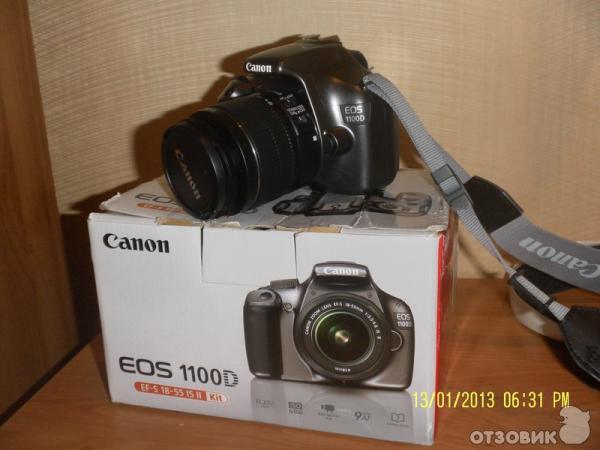Цифровой зеркальный фотоаппарат Canon EOS 1100D Kit 18-55 IS II