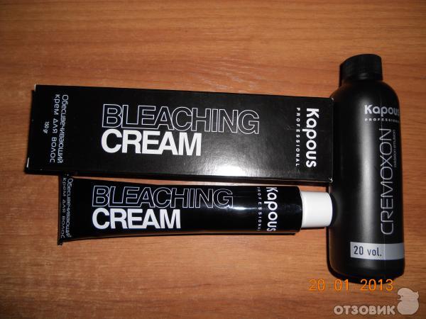 Обесцвечивающий крем для волос Bleaching cream Kapous professional фото