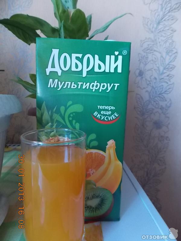 Как сейчас выглядит сок Отзыв о Сок "Добрый" Не сок,а что-то разбавленное