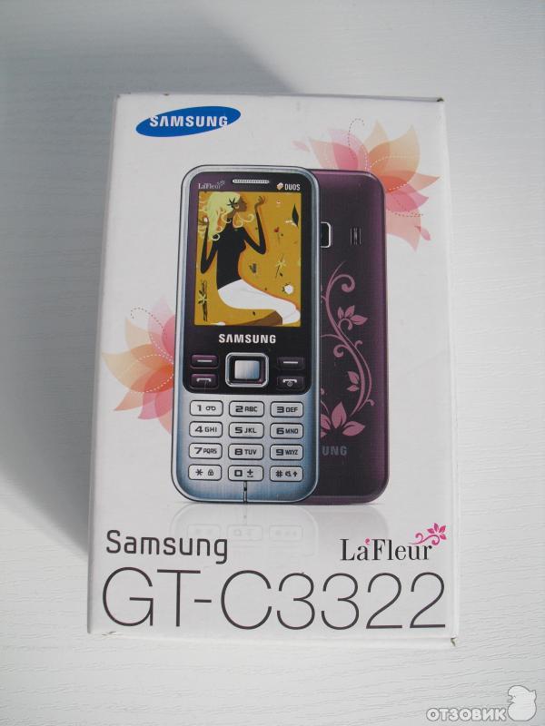 Сотовый телефон Samsung La Fleur GT-C3322 (duos) фото