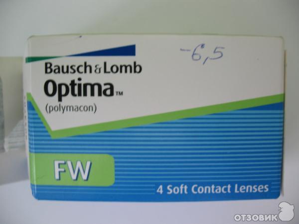 Контактные линзы Bausch&Lomb Optima FM (polymacon) фото