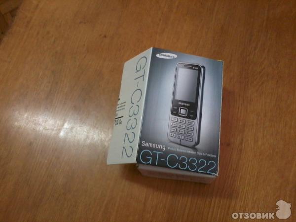 Сотовый телефон Samsung Duos C3322 фото