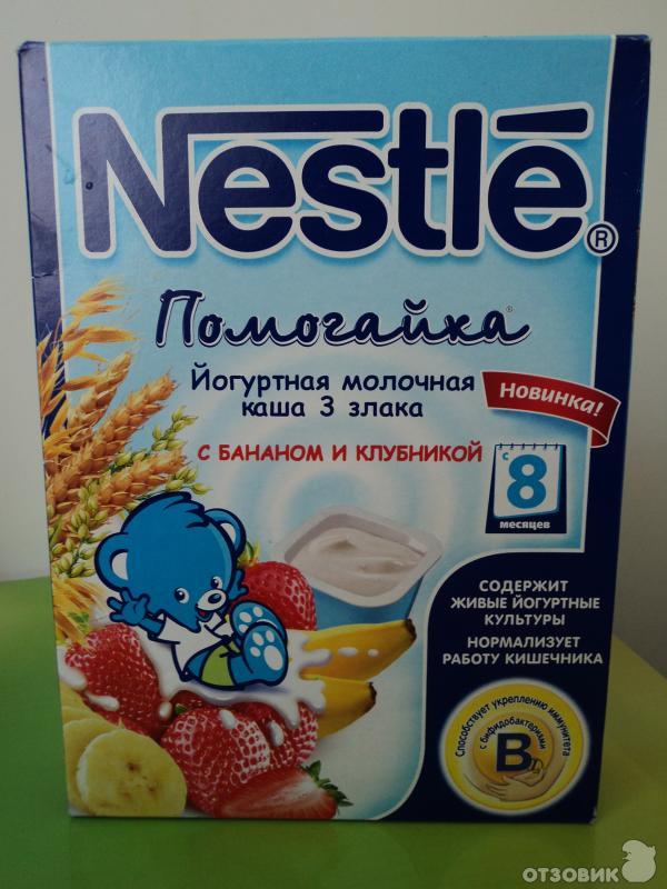 Детская злаково-йогуртная каша Nestle Помогайка фото