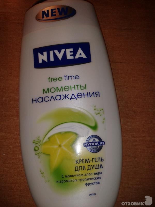 Гель для душа Nivea с молочком алое-вера и ароматом тропических фруктов фото