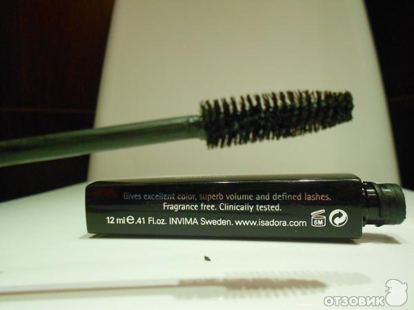 Тушь для ресниц IsaDora Build-up Extra Volume Mascara фото