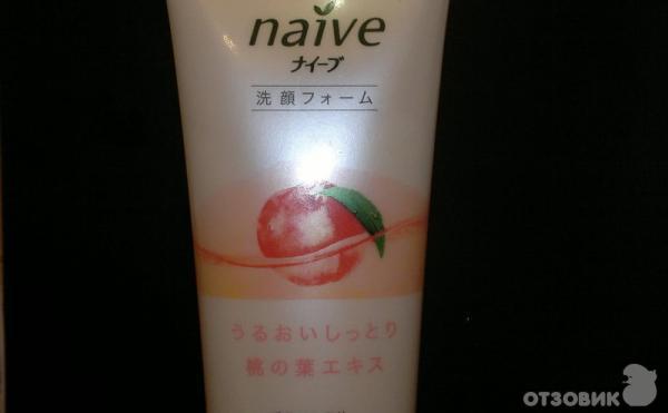 Пенка для умывания Kanebo NAIVE Deep Facial Cleansing Foam Peach Leaf фото