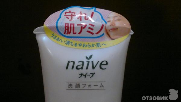 Пенка для умывания Kanebo NAIVE Deep Facial Cleansing Foam Peach Leaf фото