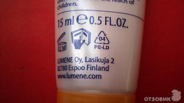 Ухаживающий крем для кожи вокруг глаз Lumene Vitamin C+ SPF 6 фото