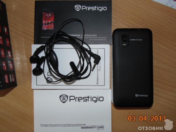 Смартфон Prestigio MultiPhone PAP 4040 DUO фото