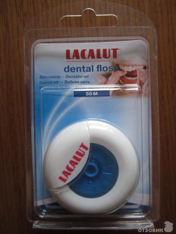 Зубная нить Lacalut dental floss фото