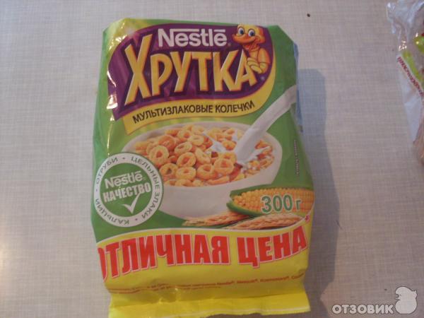 Nestle Хрутка Мультизлаковые колечки фото