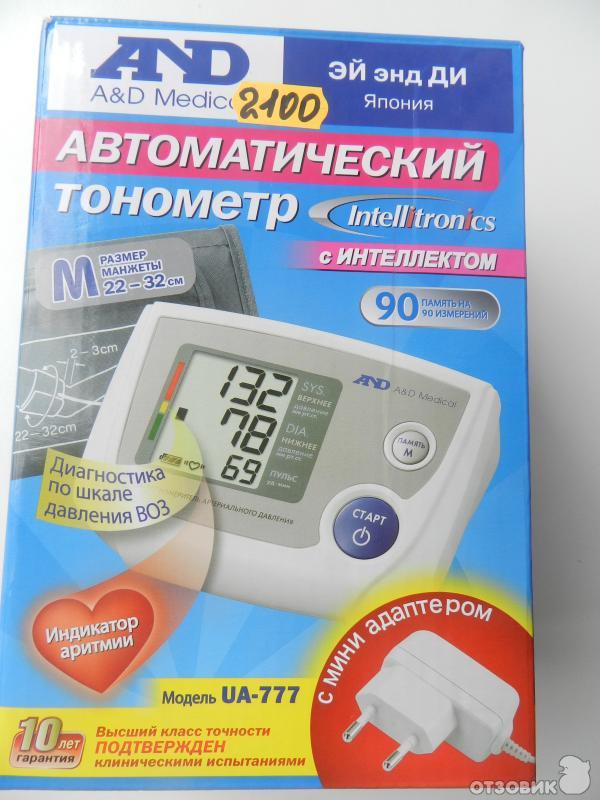 Тонометр автоматический A&D Medical UA-777 фото