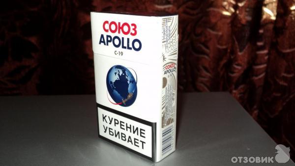 Пачка от сигаретСоюз - Аполлон Apollo (стандарт). СССР - США