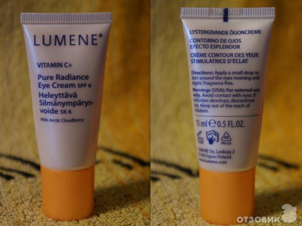 Ухаживающий крем для кожи вокруг глаз Lumene Vitamin C+ SPF 6 фото