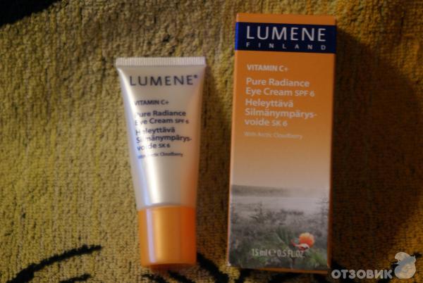 Ухаживающий крем для кожи вокруг глаз Lumene Vitamin C+ SPF 6 фото