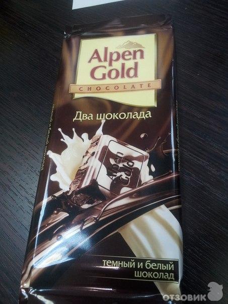 Альпен гольд два шоколада фото Отзыв о Шоколад Alpen Gold вкусный!