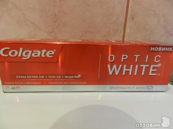 Зубная паста Colgate Optic White фото