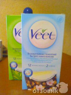 Восковые полоски Veet фото